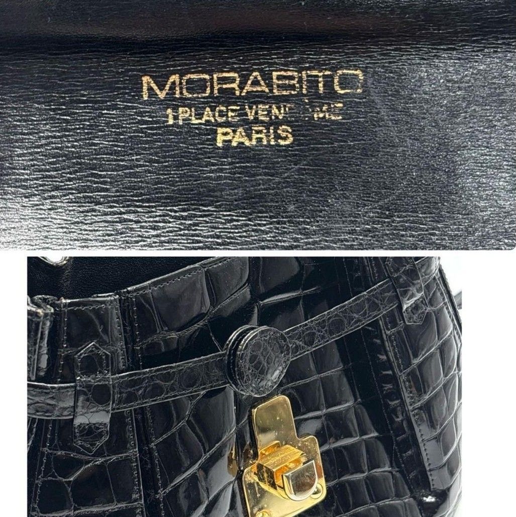 定価120万円超・最高級クロコダイル】モラビト MORABITO ヴァンドーム 
