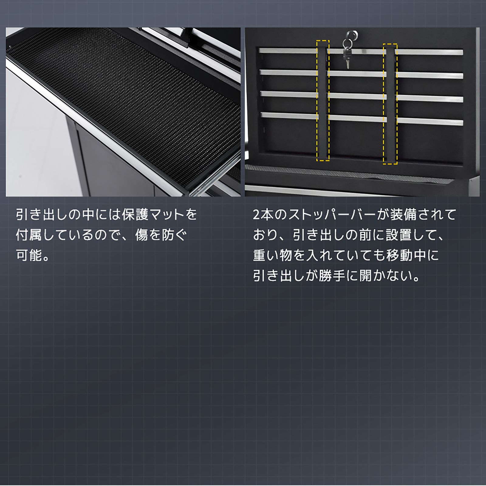 ツールワゴン ツールカート工具カートロールキャビネット