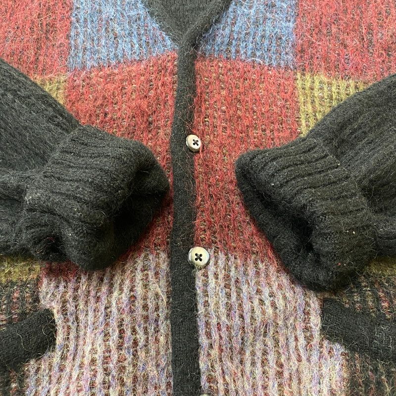 中古品】Supreme シュプリーム 22SS BRUSHED GRID CARDIGAN ブラッシュ