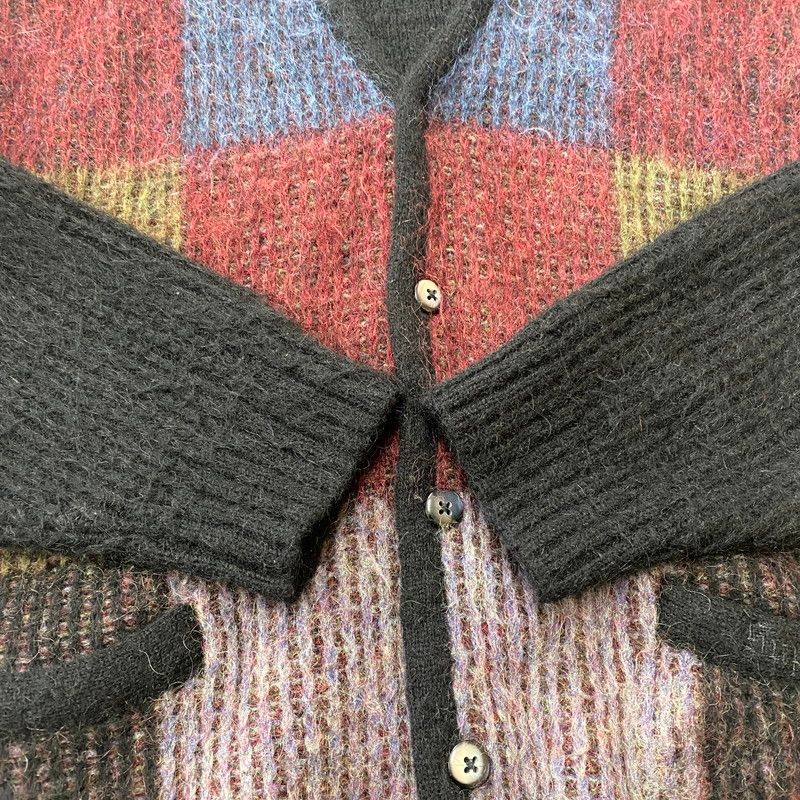 中古品】Supreme シュプリーム 22SS BRUSHED GRID CARDIGAN ブラッシュ