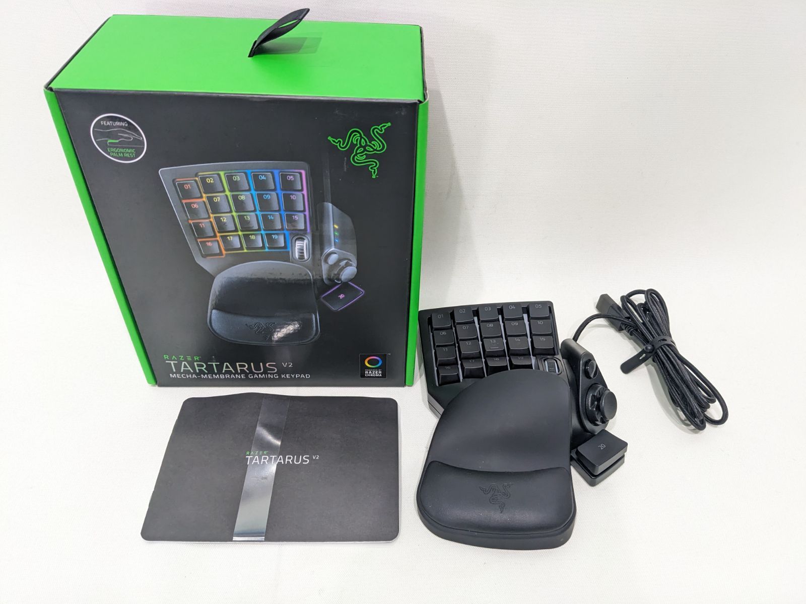 中古品】 動作確認済 Razer Tartarus V2 左手デバイス 左手キーボード