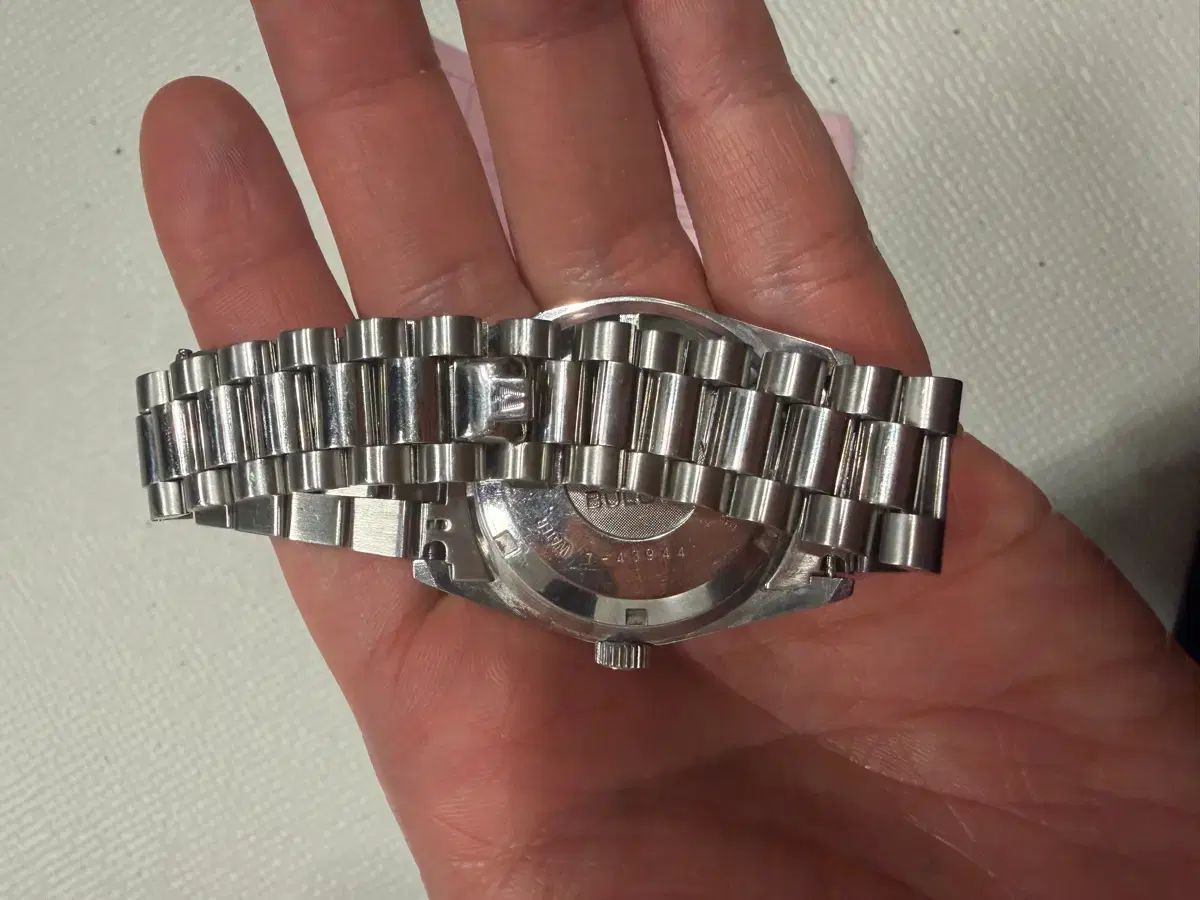  ブロバ SUPER セビル デイデイト オートマティック ヴィンテージ 重ね着 自動巻き時計 腕時計(アナログ)