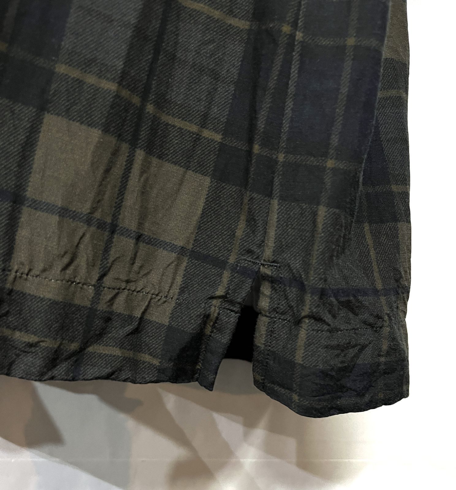 25SS sacai｜サカイ Plaid Print Shirt オープンカラー チェック 半袖