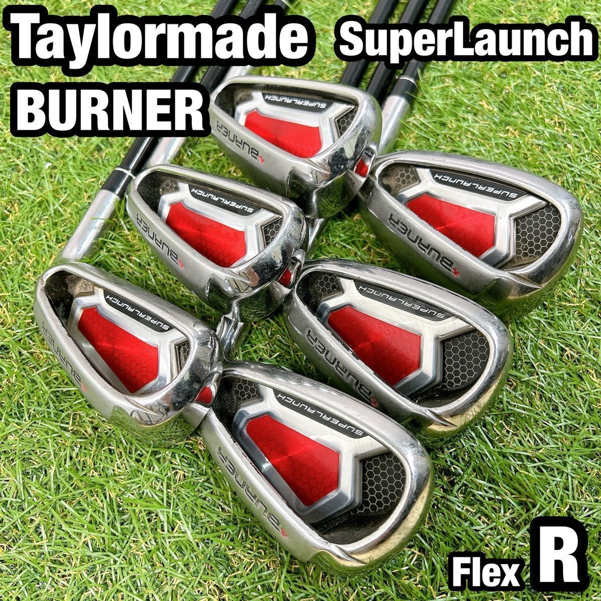 BURNER SuperLaunch テーラーメイド ゴルフ アイアンセット メンズ