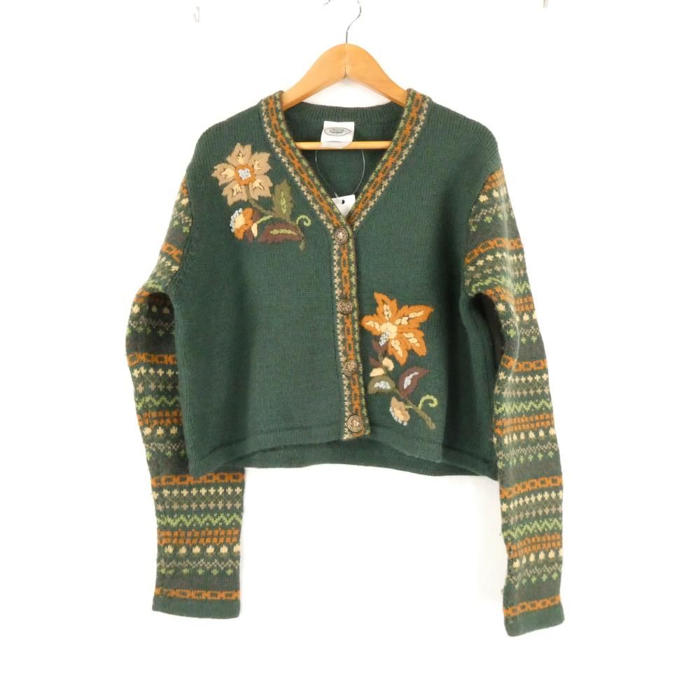 美品 LAURA ASHLEY ローラアシュレイ カーディガン 1点 M ウール100