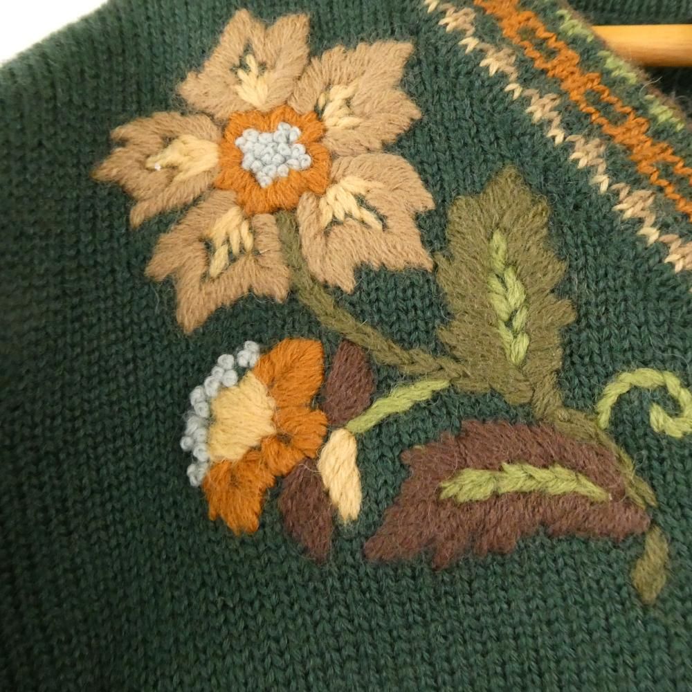 美品 LAURA ASHLEY ローラアシュレイ カーディガン 1点 M ウール100