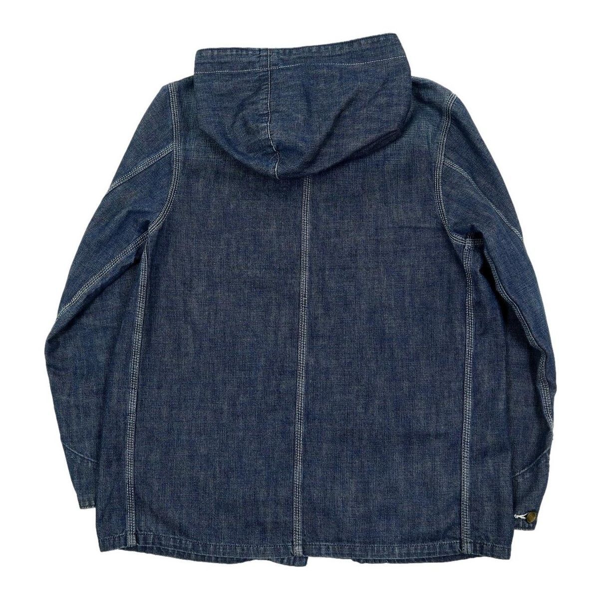 B3729】Carhartt カーハート デニムジャケット カバーオール フード 