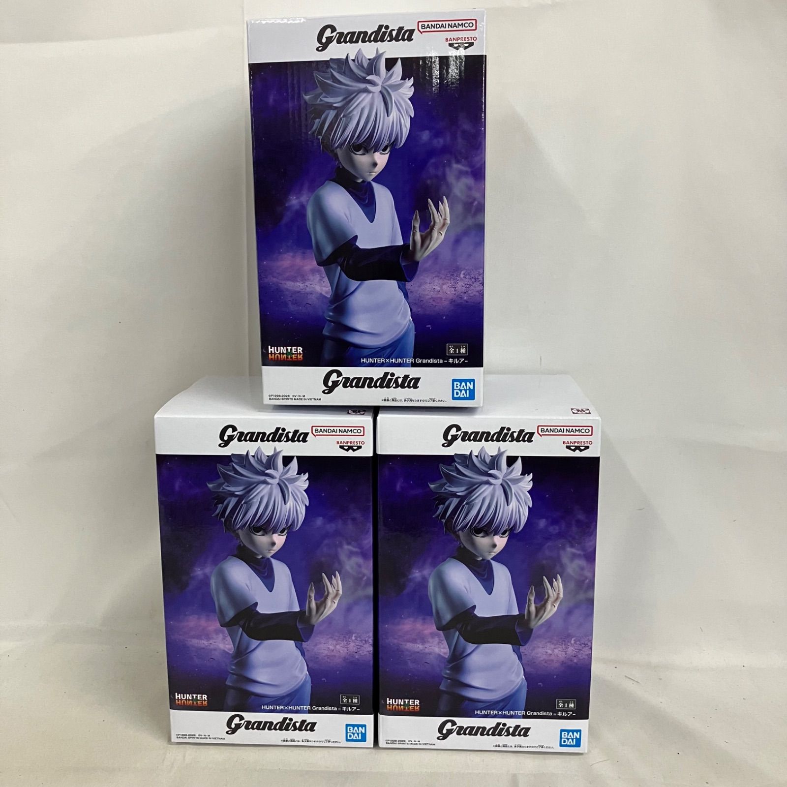未開封 HUNTER×HUNTER Grandista キルア フィギュア 3個セット SF2805