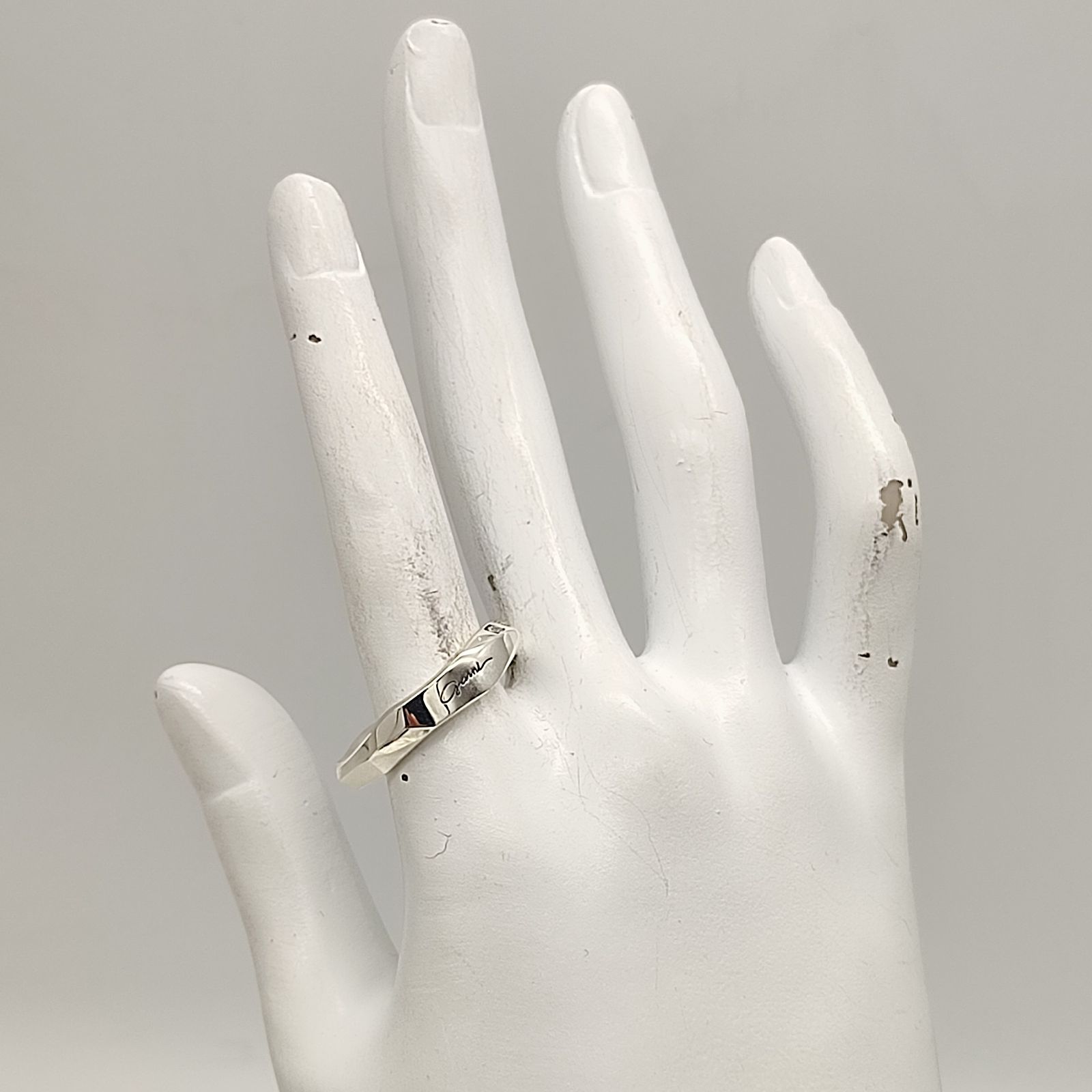 超美品】GARNI ガルニ クロッケリーリング M 17号 シルバー925 - メルカリ