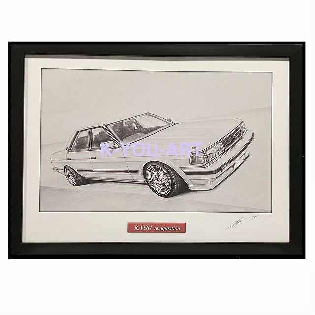 トヨタ GX71チェイサー 【鉛筆画】 名車 旧車 ノスタルジックカー