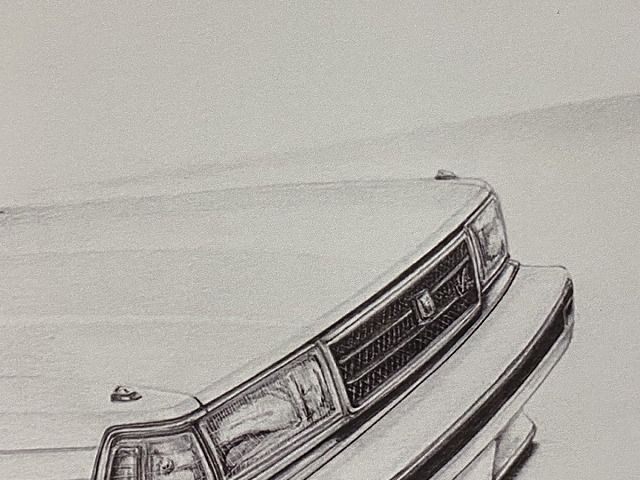 トヨタ GX71チェイサー 【鉛筆画】 名車 旧車 ノスタルジックカー