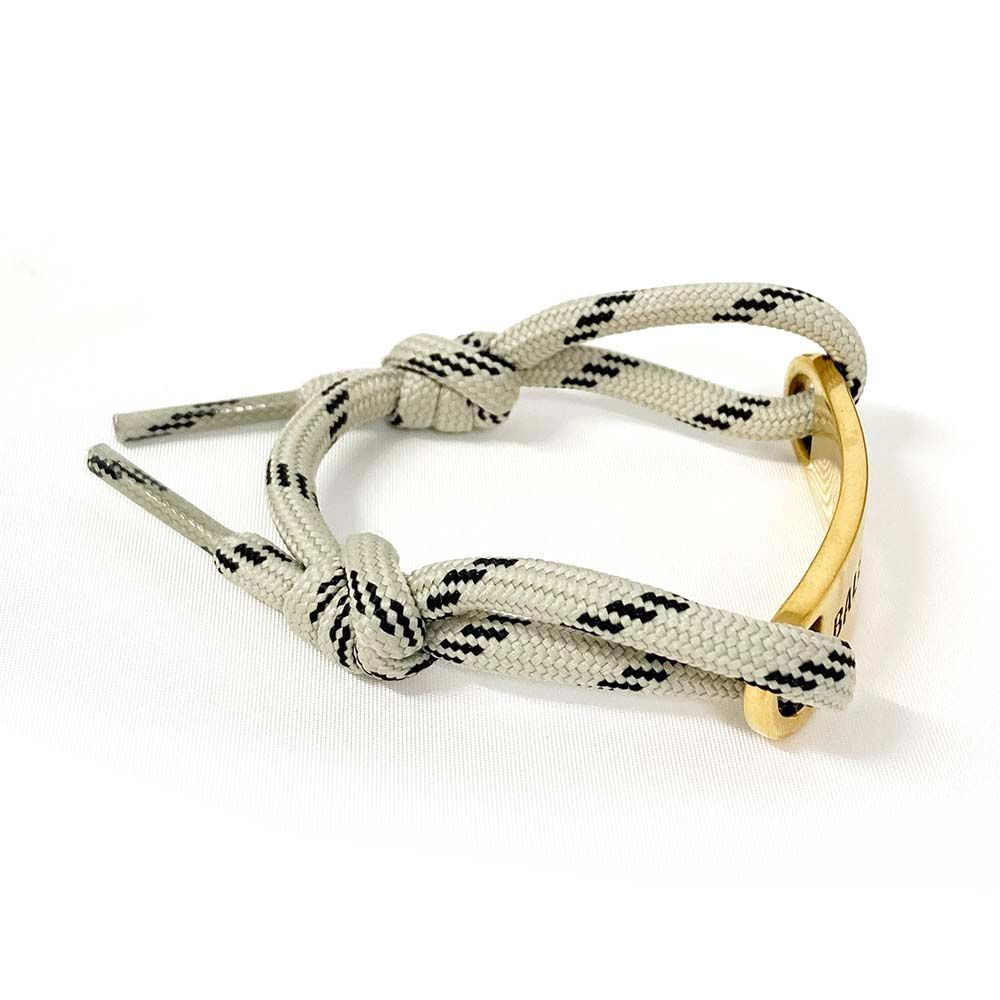 新品 BALENCIAGA バレンシアガ ブレスレット ロゴプレート PLATE