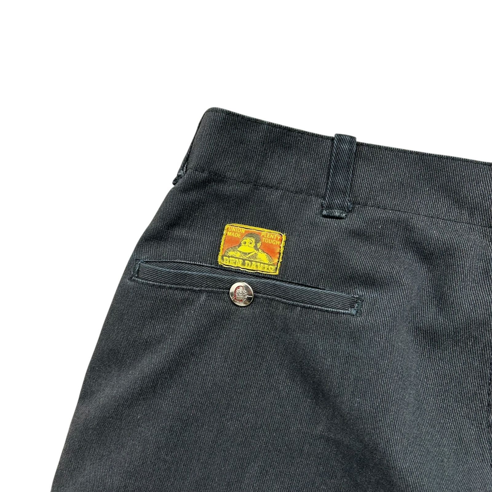 80s BEN DAVIS ゴリラカット ワークパンツ UNION MADE TALON 42 サイズ