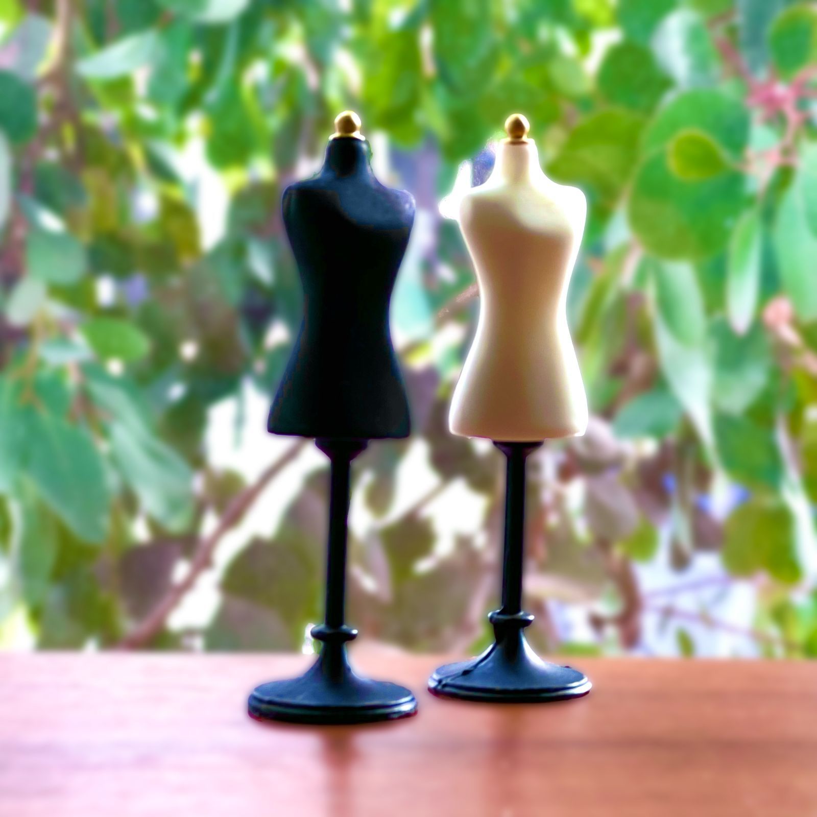 ミニチュア トルソー アクセサリー スタンド 布製メジャー付き