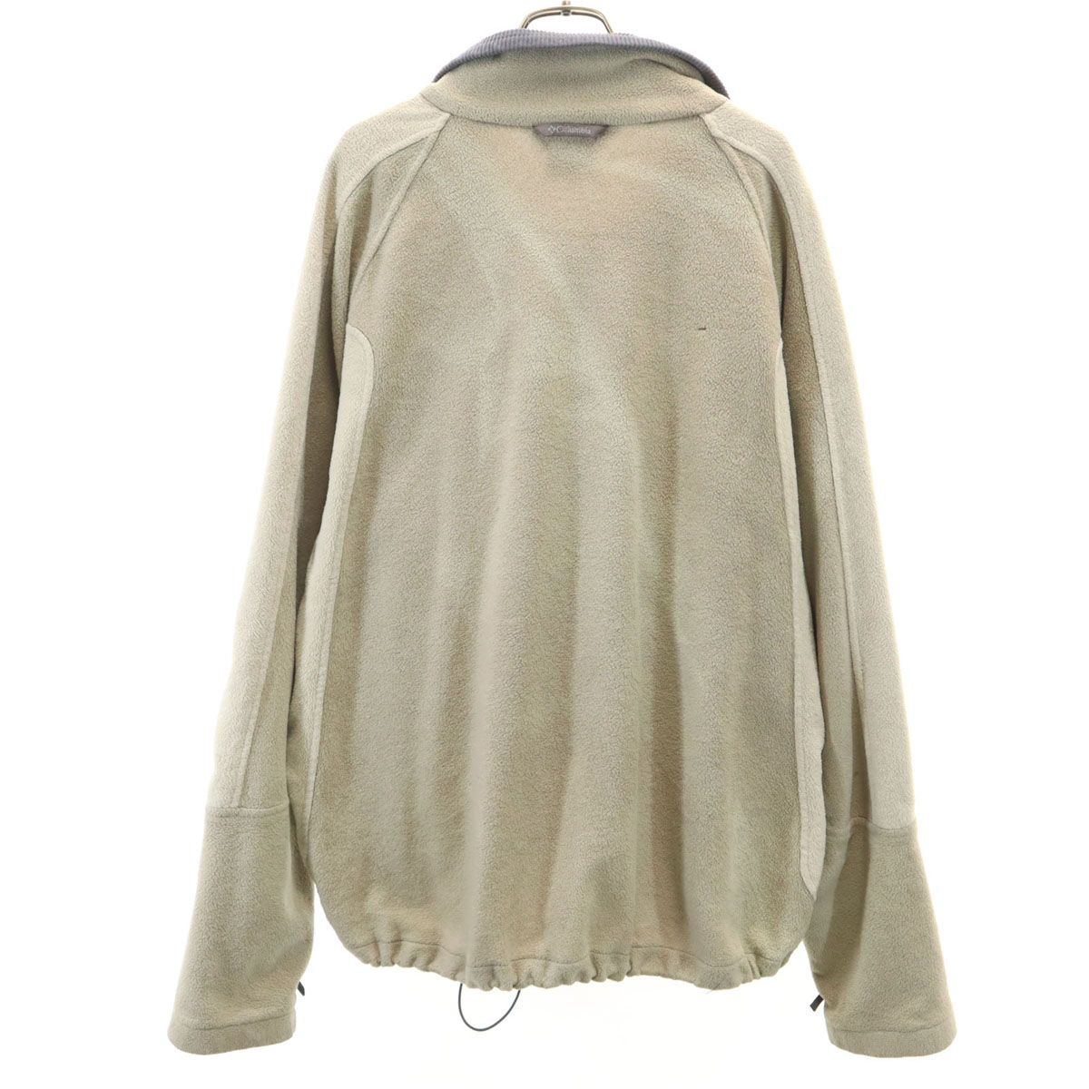 Columbia コロンビア フリースジャケット XL ベージュ系 メンズ 古着 