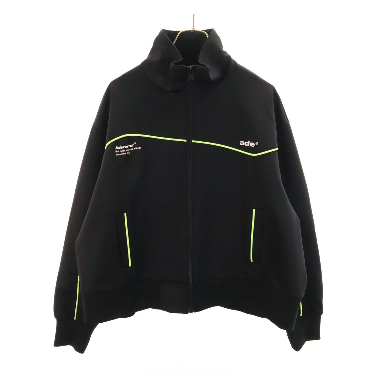 美品 ADERERROR アーダーエラー 19ss トラックジャケット 3 ブラック 