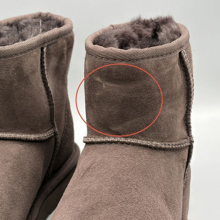 新品】UGG ムートンブーツ チョコレート USA7/JP24cm クラシックミニII