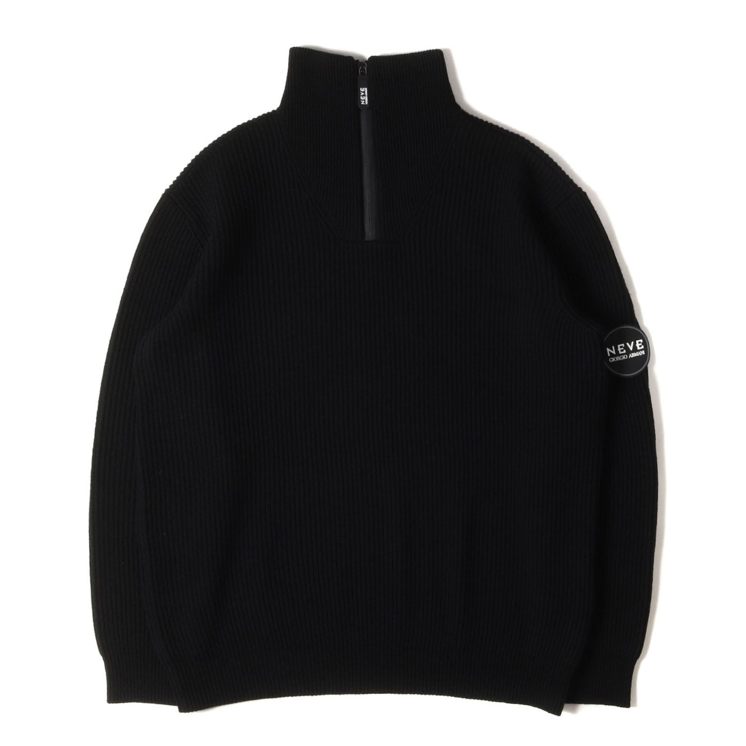 美品】GIORGIO ARMANI ジョルジオアルマーニ ニット ブラック 黒