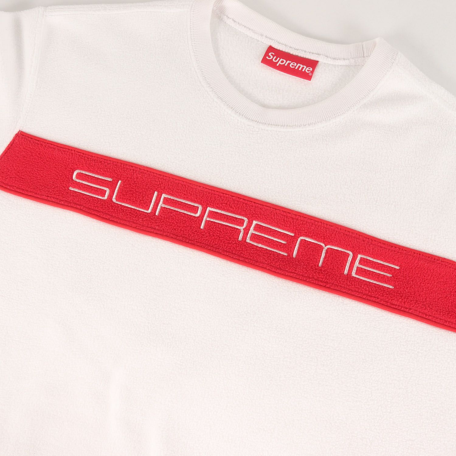 Supreme シュプリーム スウェット ホワイト レッド 白赤 サイズ:S