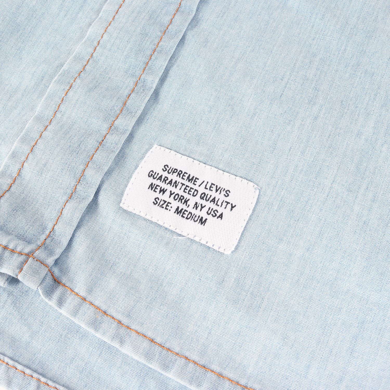 Supreme シュプリーム シャツ ライトブルー M | 11AW Levis ライト