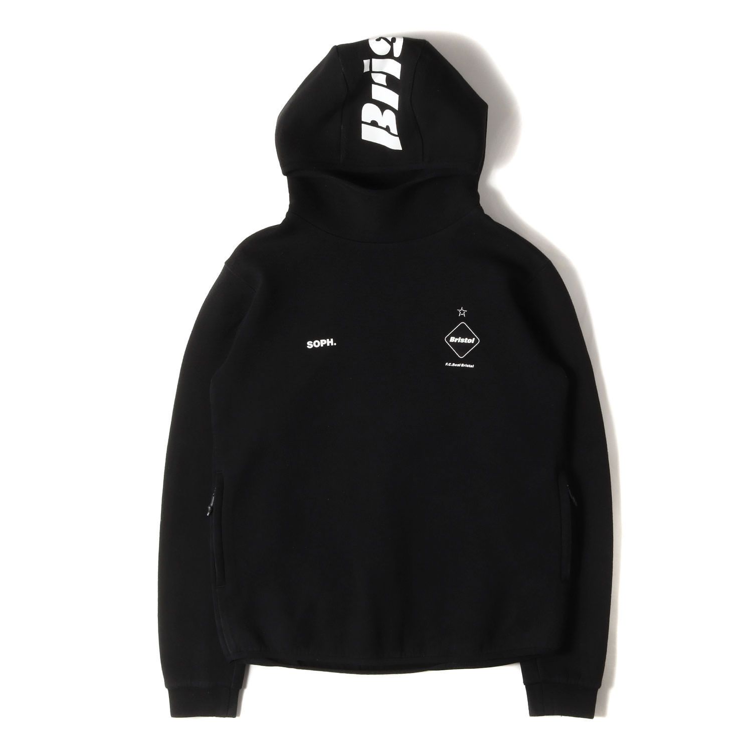 F.C.Real Bristol エフシーレアルブリストル パーカー ブラック 黒