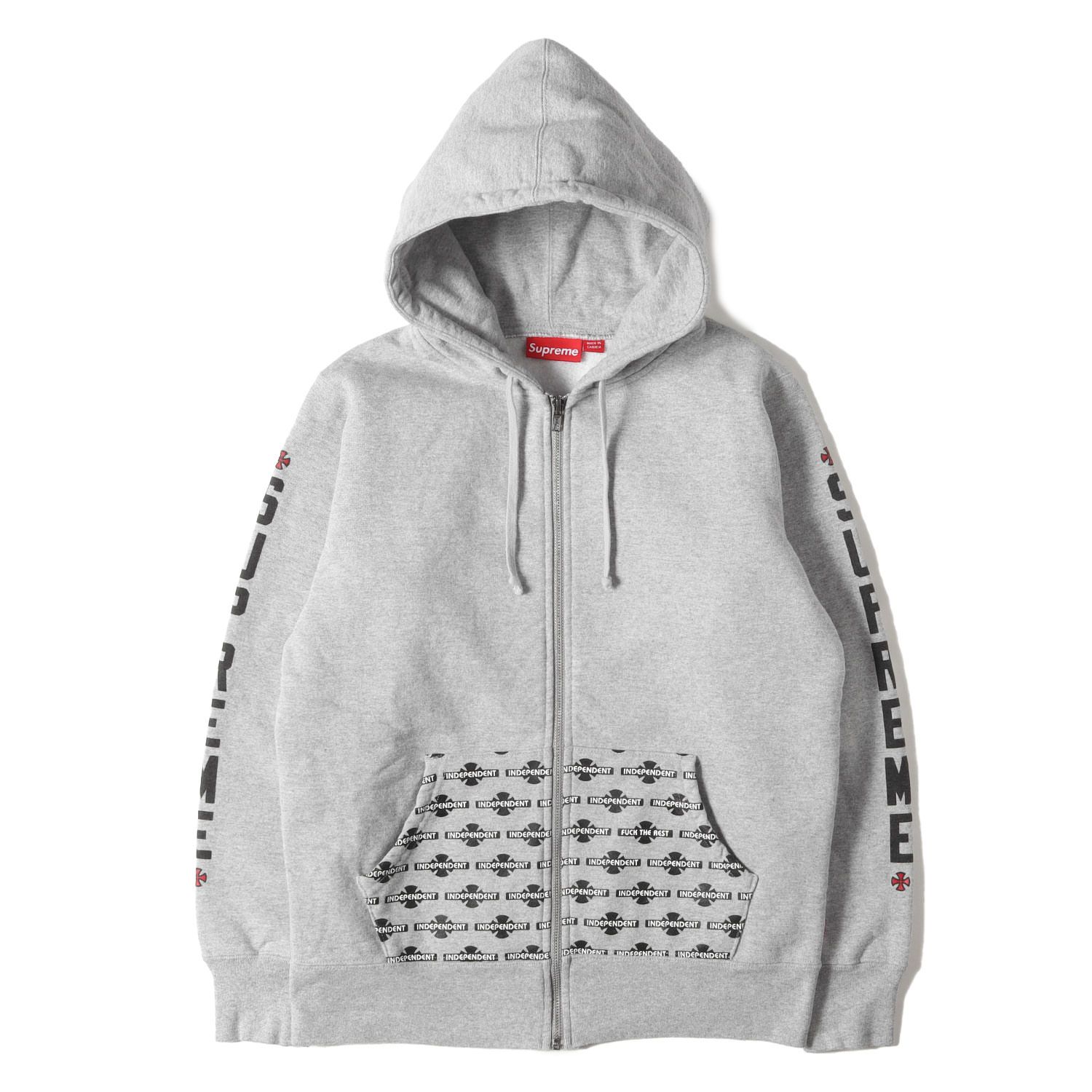 Supreme Sロゴグレージップアップパーカー 【公式通販】