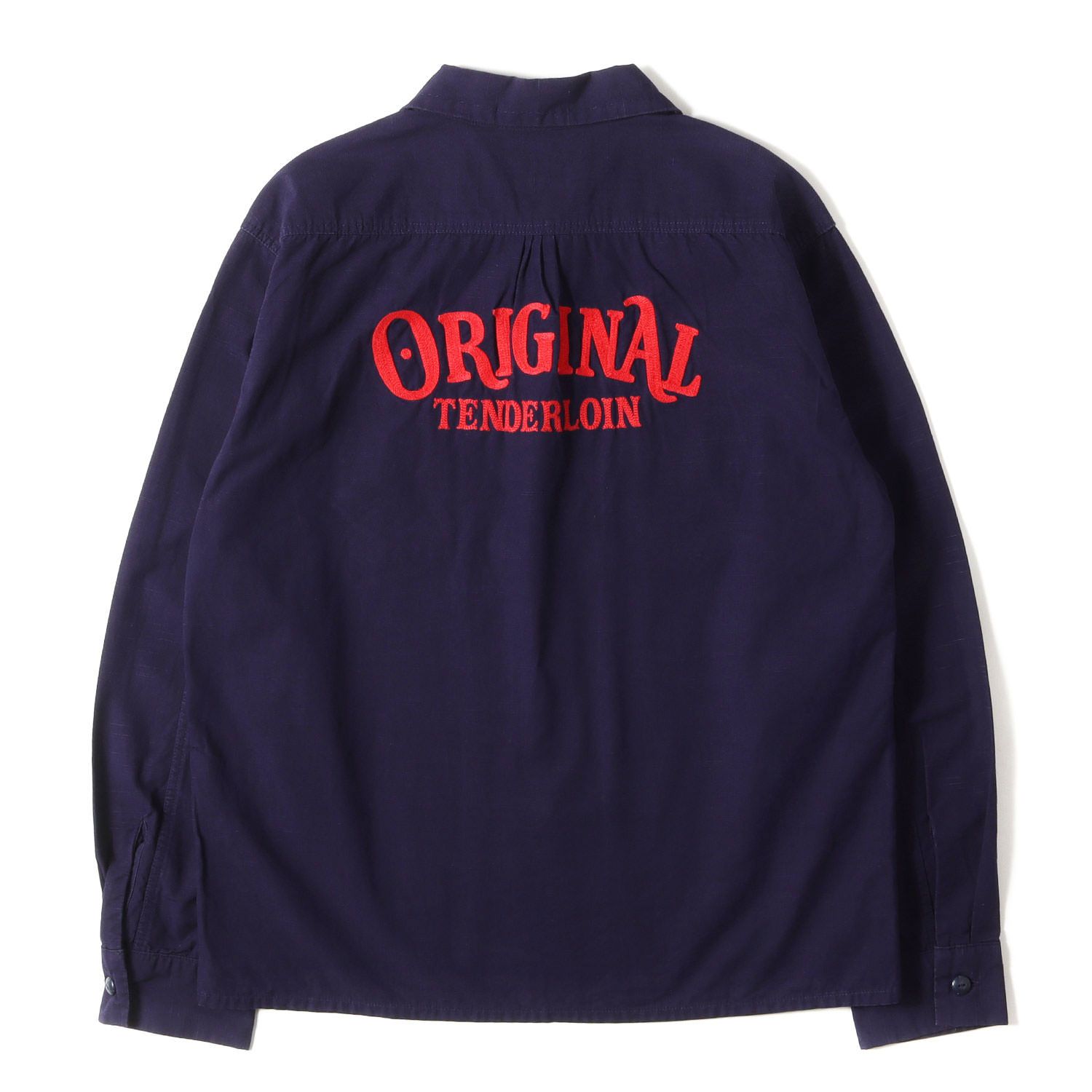 TENDERLOIN テンダーロイン シャツ ネイビー 紺 サイズ:XS | オーバル