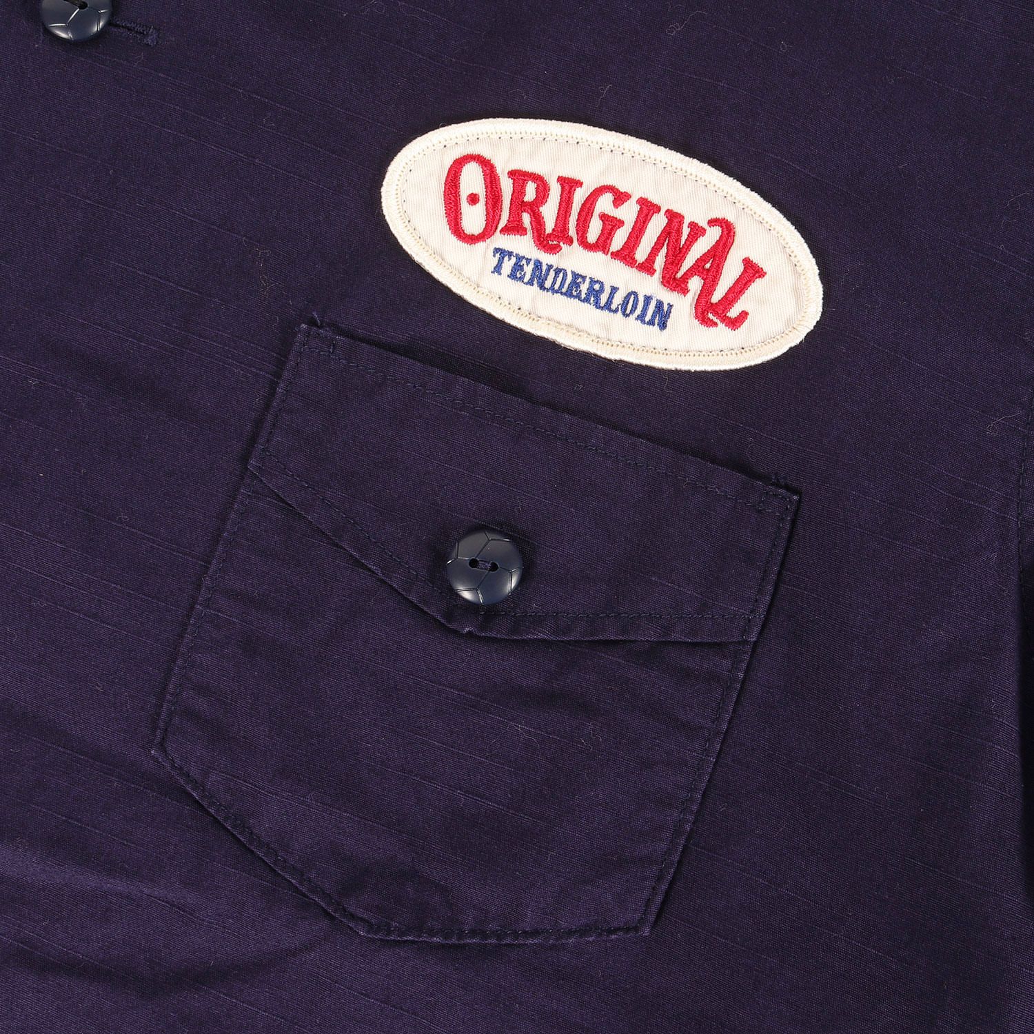 TENDERLOIN テンダーロイン シャツ ネイビー 紺 サイズ:XS | オーバル
