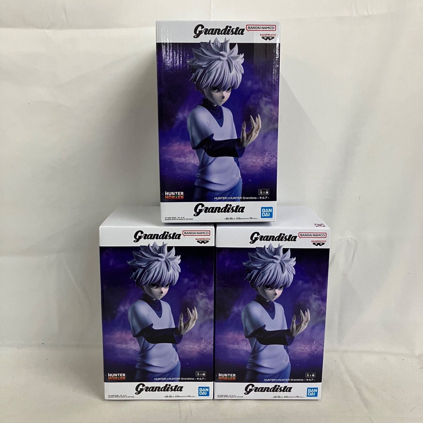 未開封 ハンターハンター Grandista キルア フィギュア 3個セット