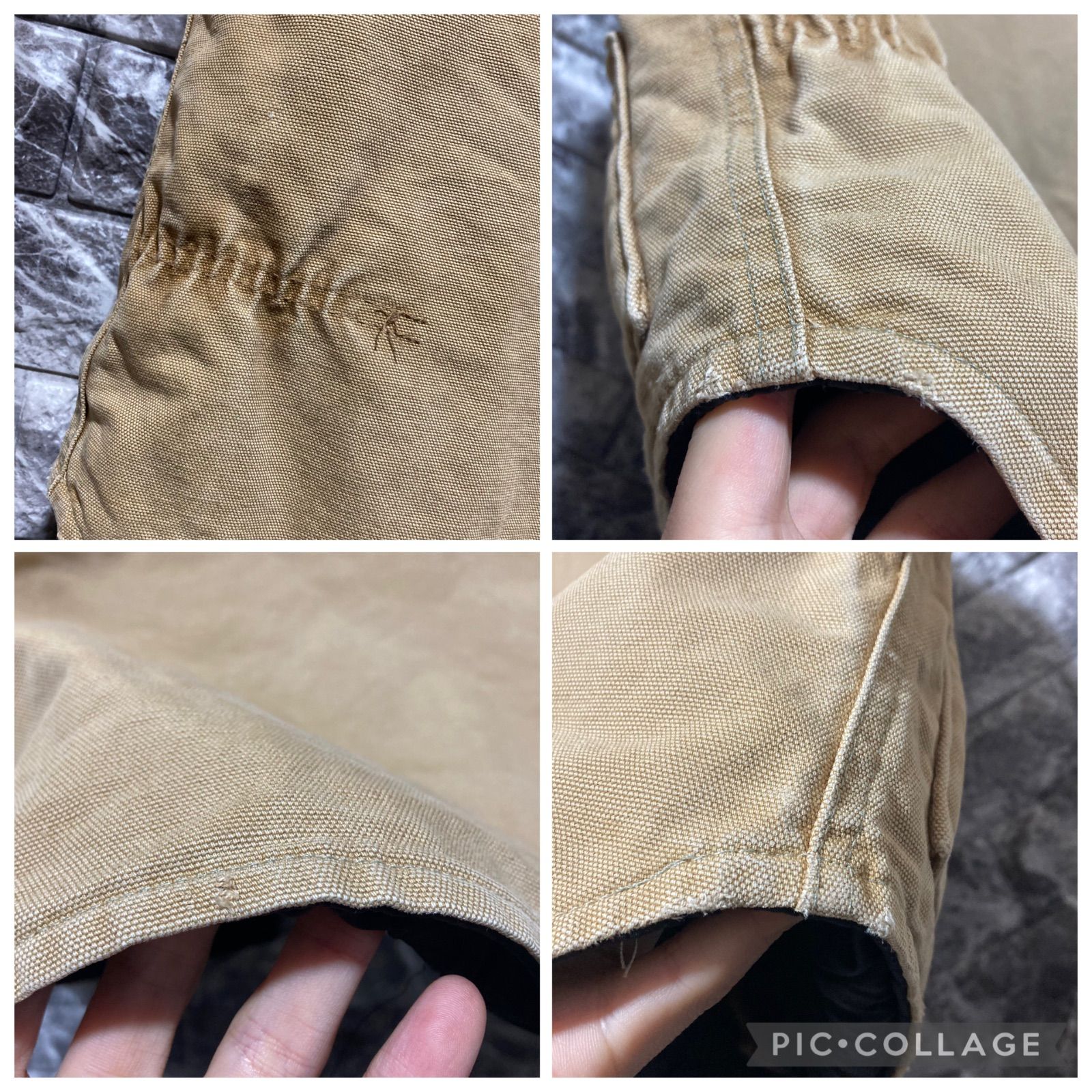 CARHARTT ダックベスト L カーハート USA製 腰ゴム DUCK VEST VINTAGE