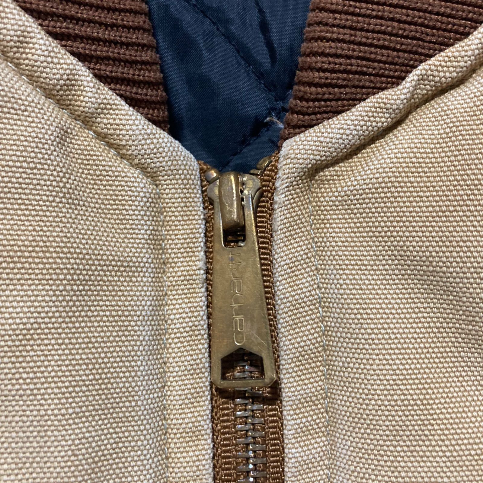 CARHARTT ダックベスト L カーハート USA製 腰ゴム DUCK VEST VINTAGE