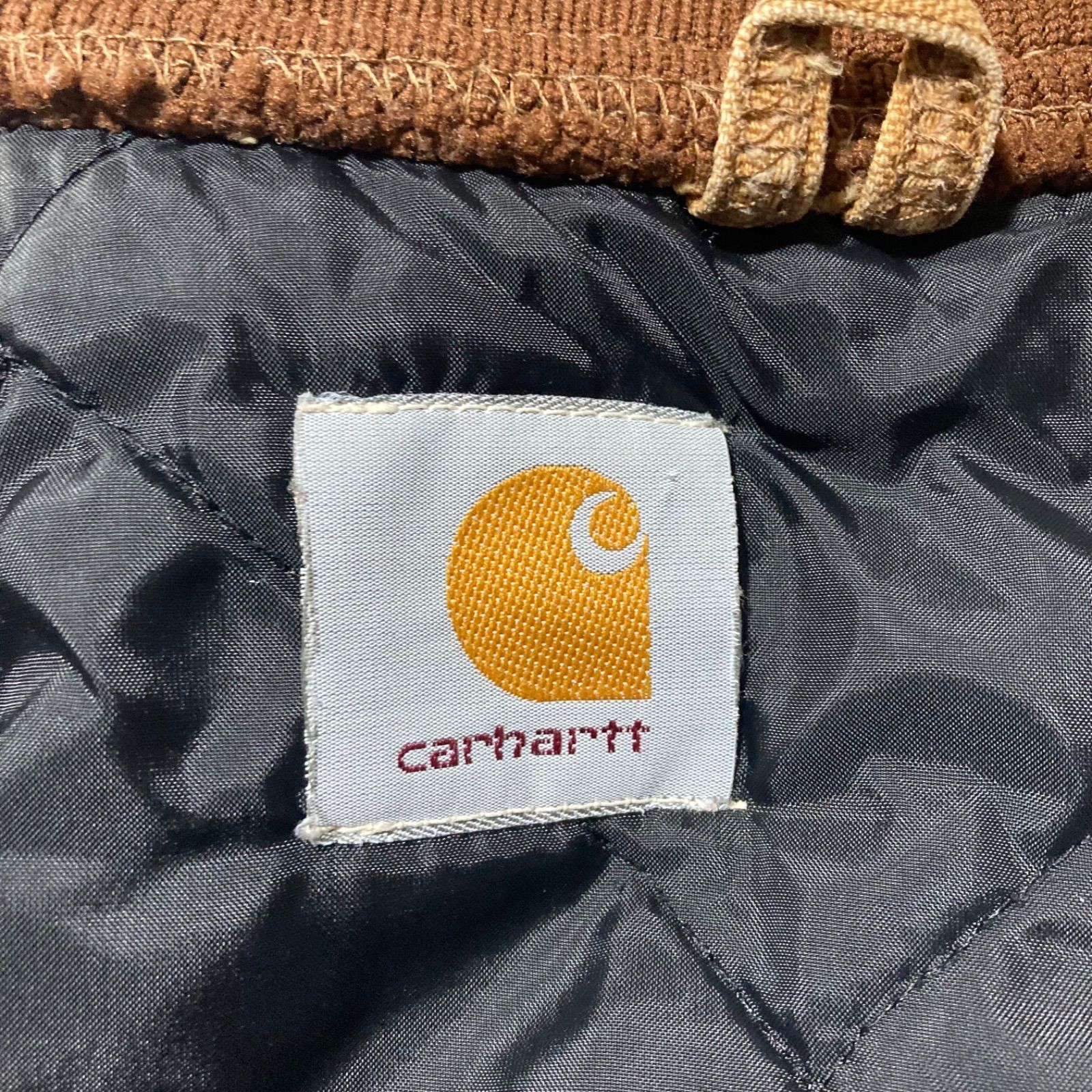 CARHARTT ダックベスト L カーハート USA製 腰ゴム DUCK VEST VINTAGE
