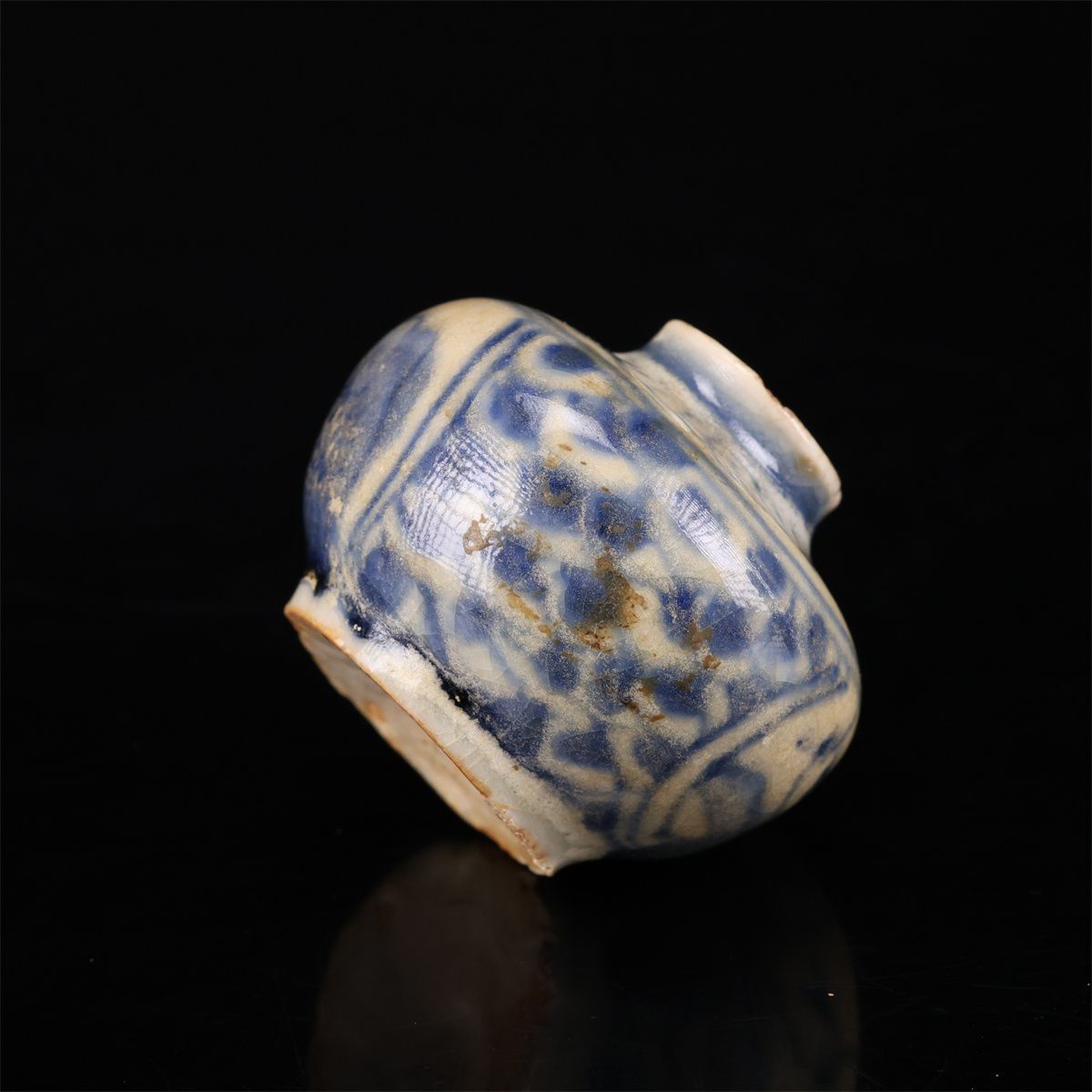 明代青花】 安南染付 小壷 茶入／箱付 時代のホツあり！CP394 - メルカリ