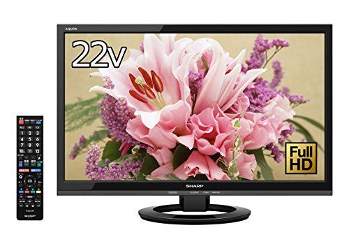 シャープ AQUOS 液晶テレビ 22型 ブラック系 LC-22K30-B