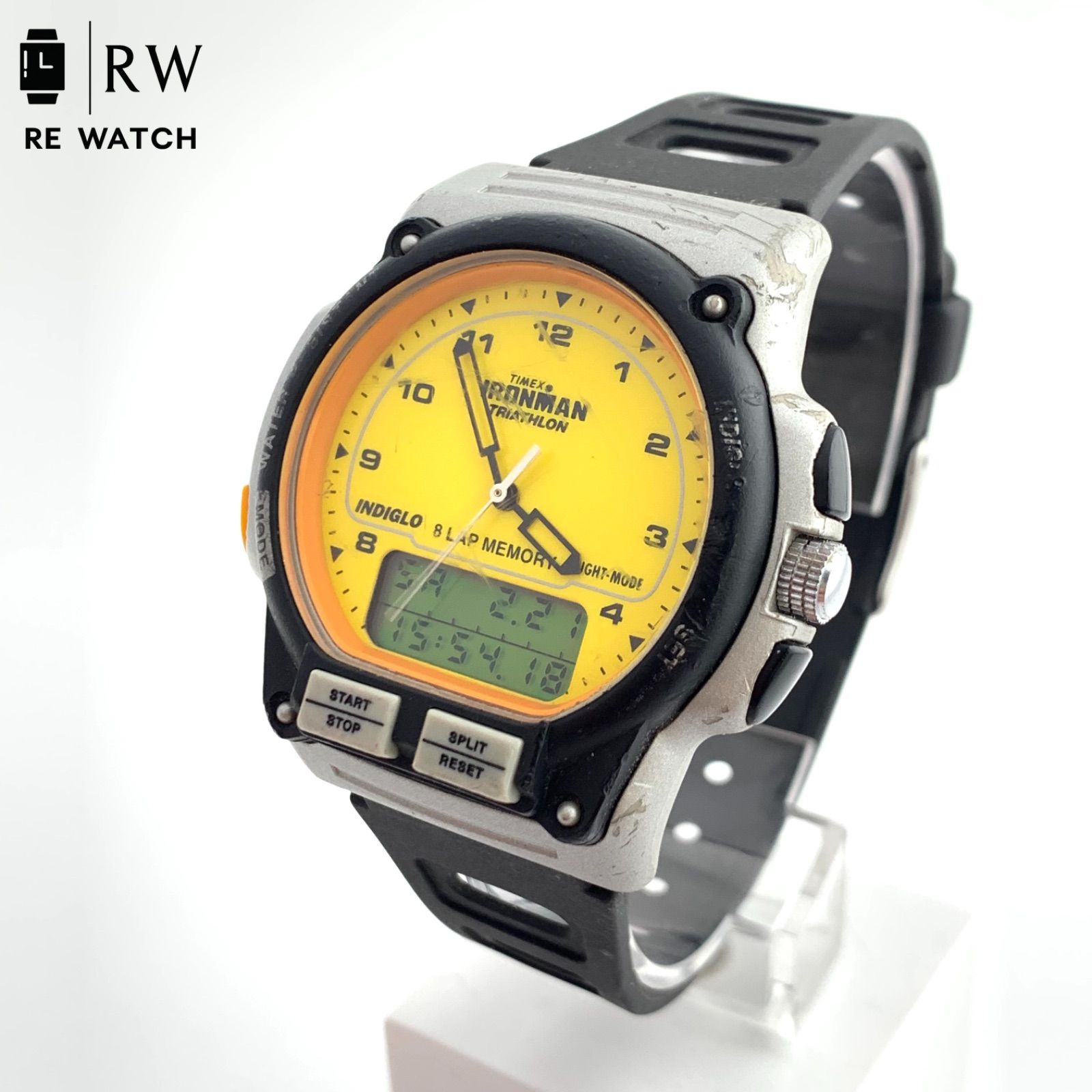 中古】TIMEX IRONMAN G6 デジタル腕時計 イエロー - メルカリ