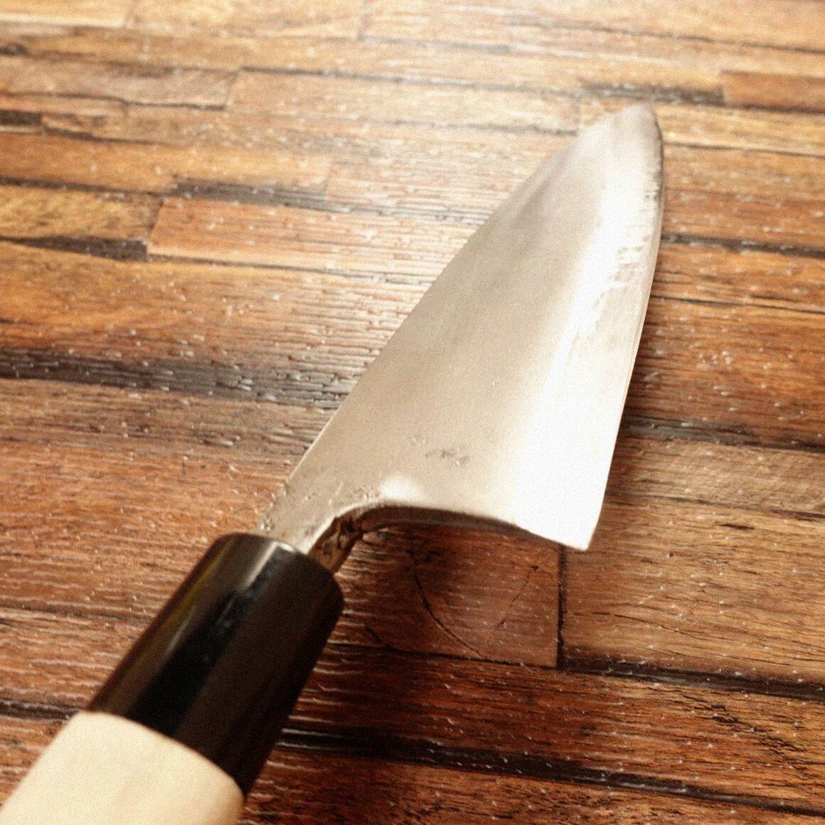 一柳則行 出刃包丁 研ぎ済 白紙一号 白一号 安来鋼 別打 165mm - メルカリ