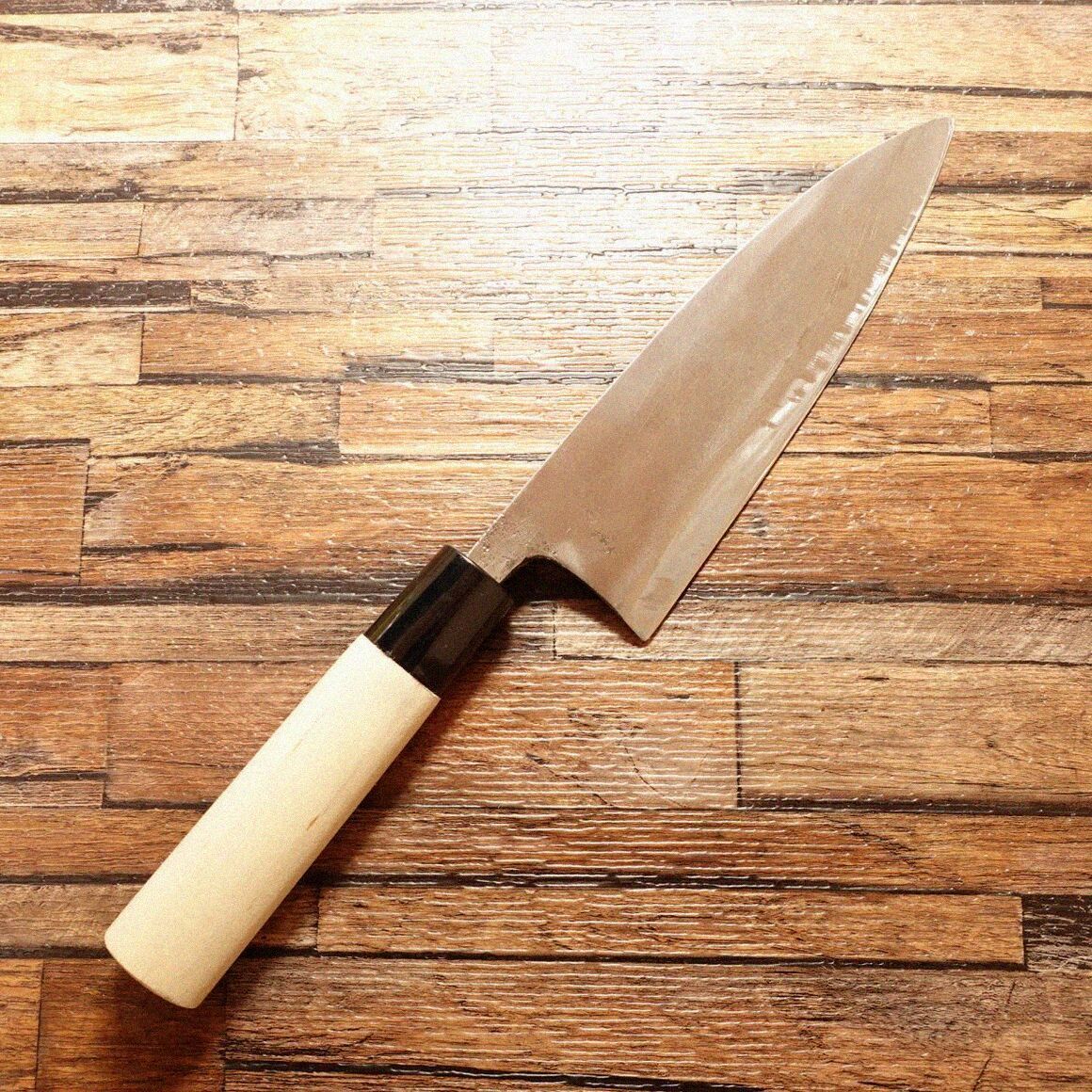 一柳則行 出刃包丁 研ぎ済 白紙一号 白一号 安来鋼 別打 165mm - メルカリ