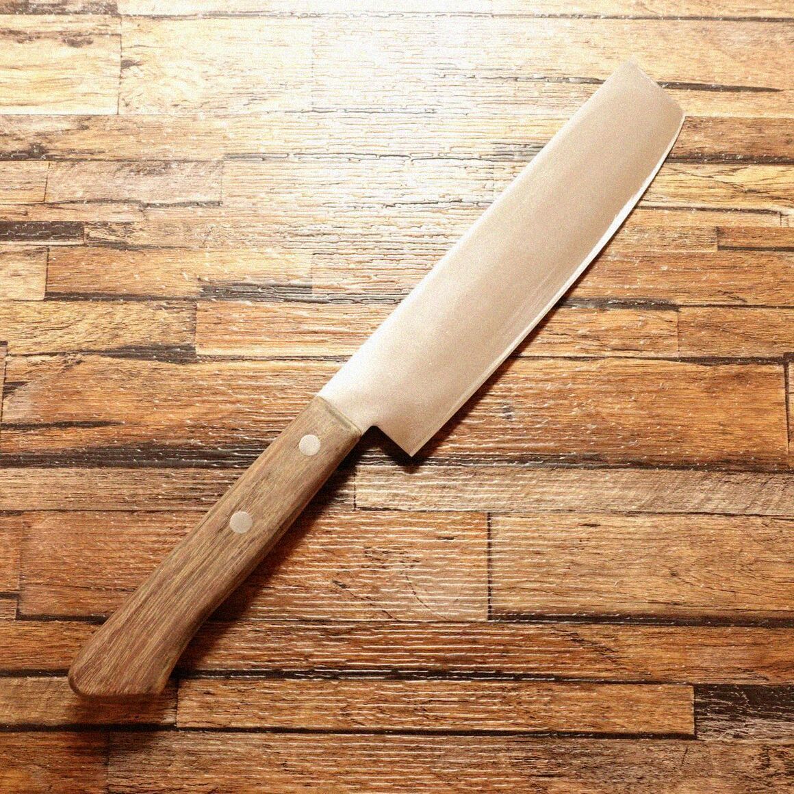 堺屋和弘 菜切包丁 研ぎ済 割込 菜切り 両刃 160mm - メルカリ