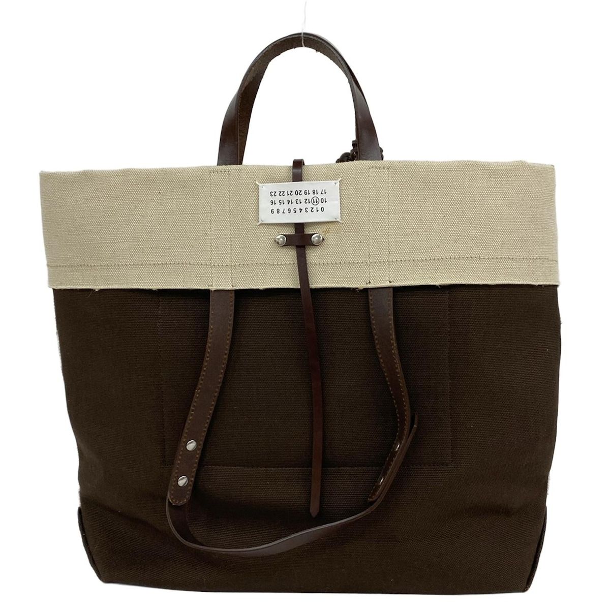 Maison Margiela レザー トートバッグ ブラウン マルジェラ 【公式通販】