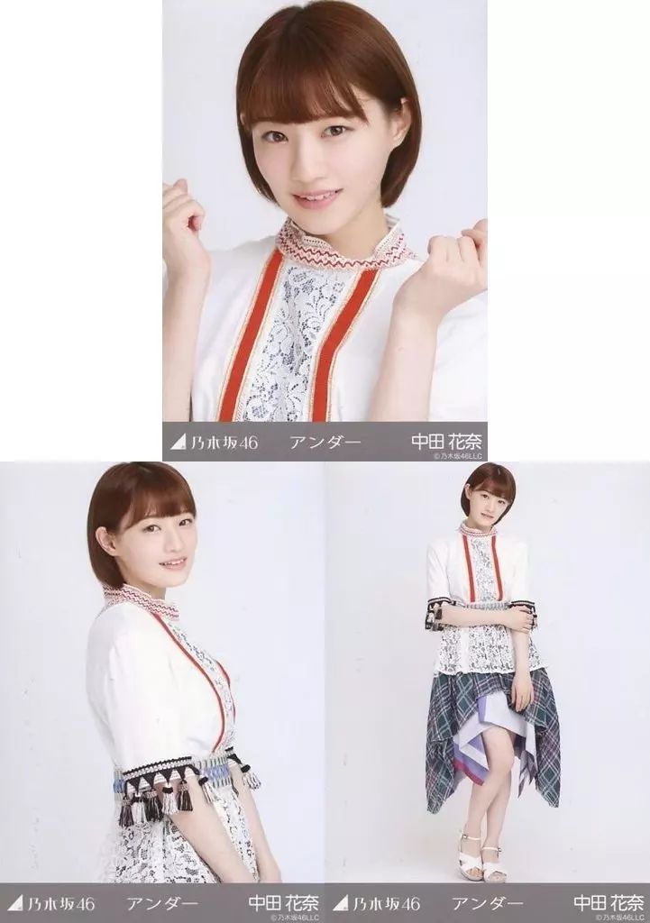 中古】生写真(乃木坂46) ◇中田花奈/アンダー衣装 WebShop 限定 12月