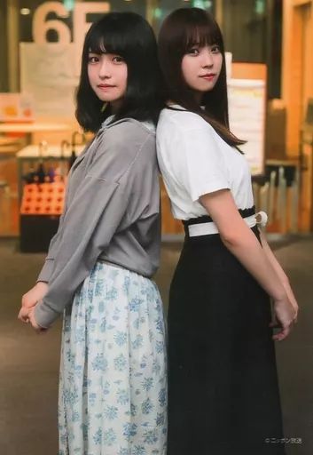 中古】生写真(乃木坂46) 長濱ねる・小林由依/膝上/【20180803更新】/欅