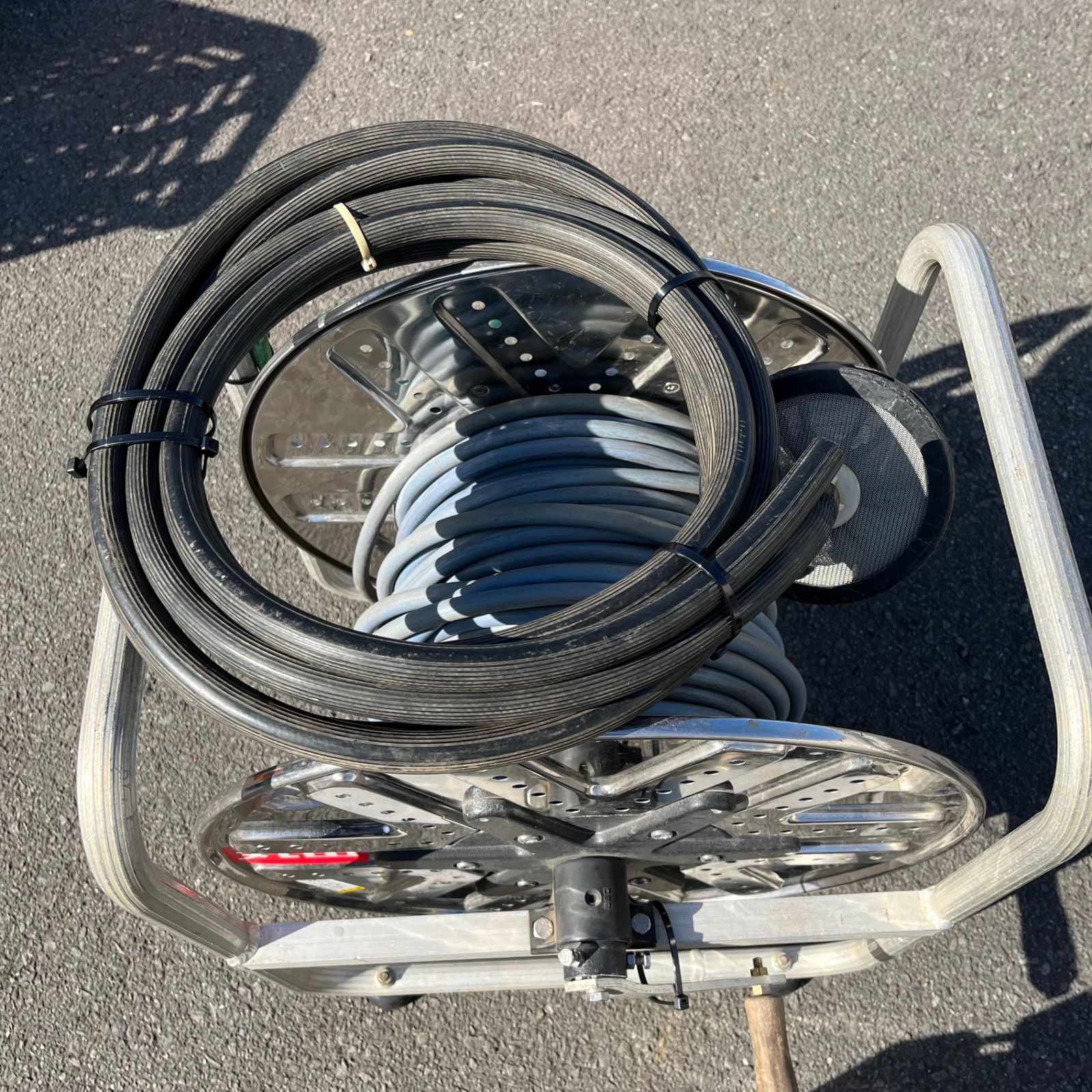 中古品丸山 セット動噴 丸山 MS154EA 3.5Mpa 最大3.5馬力 吸余水