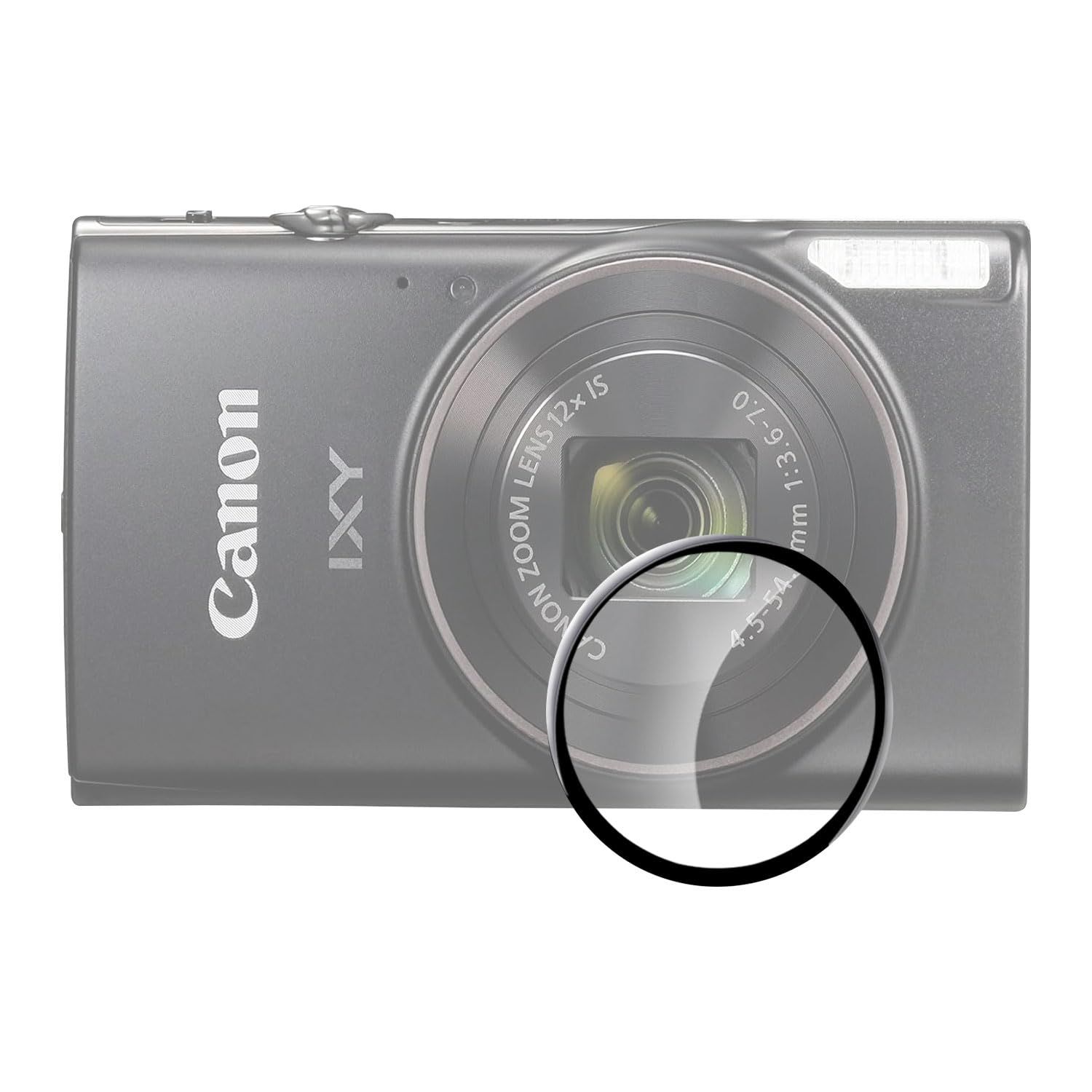 1枚】Canon コンパクトデジタルカメラ IXY 650/IXY 650m カメラ レンズ