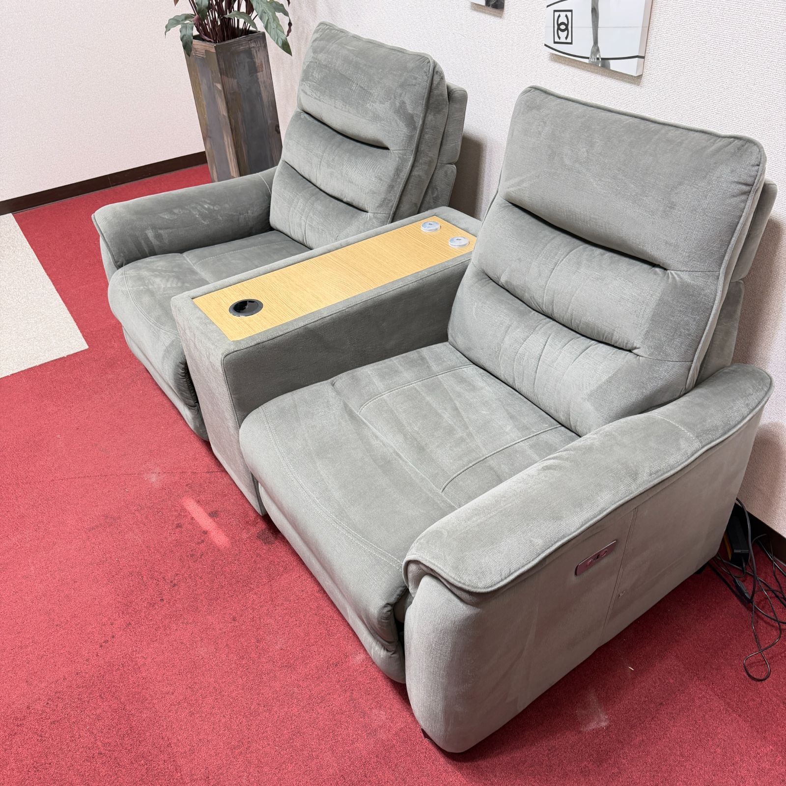 ニトリ 2人用リクライニングソファー