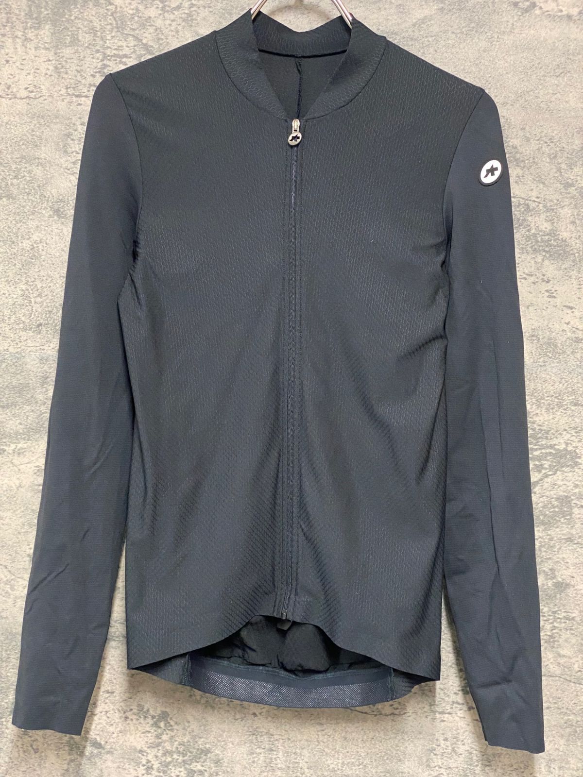 JO799 アソス ASSOS メッシュ 長袖 サイクルジャージ Sサイズ 黒 JO799 