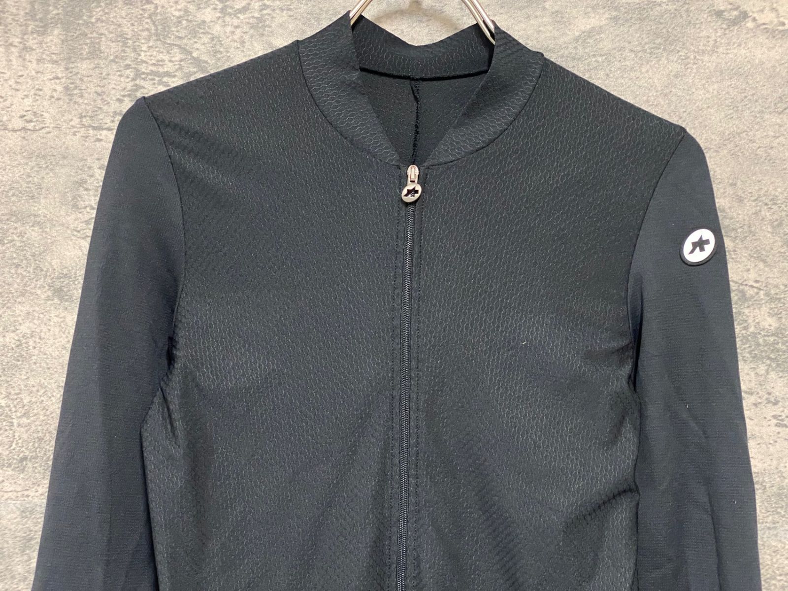 JO799 アソス ASSOS メッシュ 長袖 サイクルジャージ Sサイズ 黒 JO799 