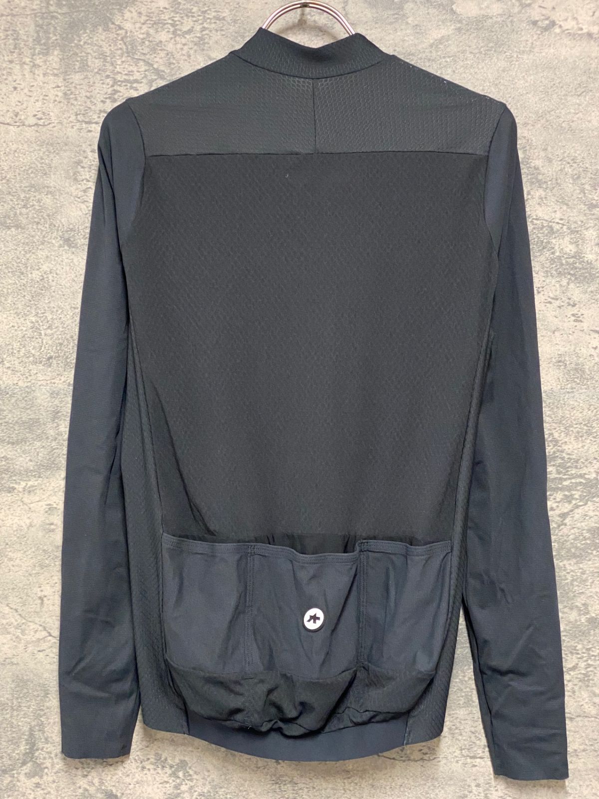 JO799 アソス ASSOS メッシュ 長袖 サイクルジャージ Sサイズ 黒 JO799 
