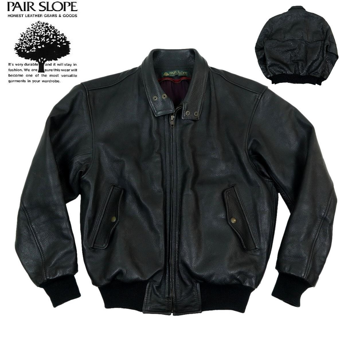S3685】PAIR SLOPE ペアスロープ レザージャケット バイクウエア 