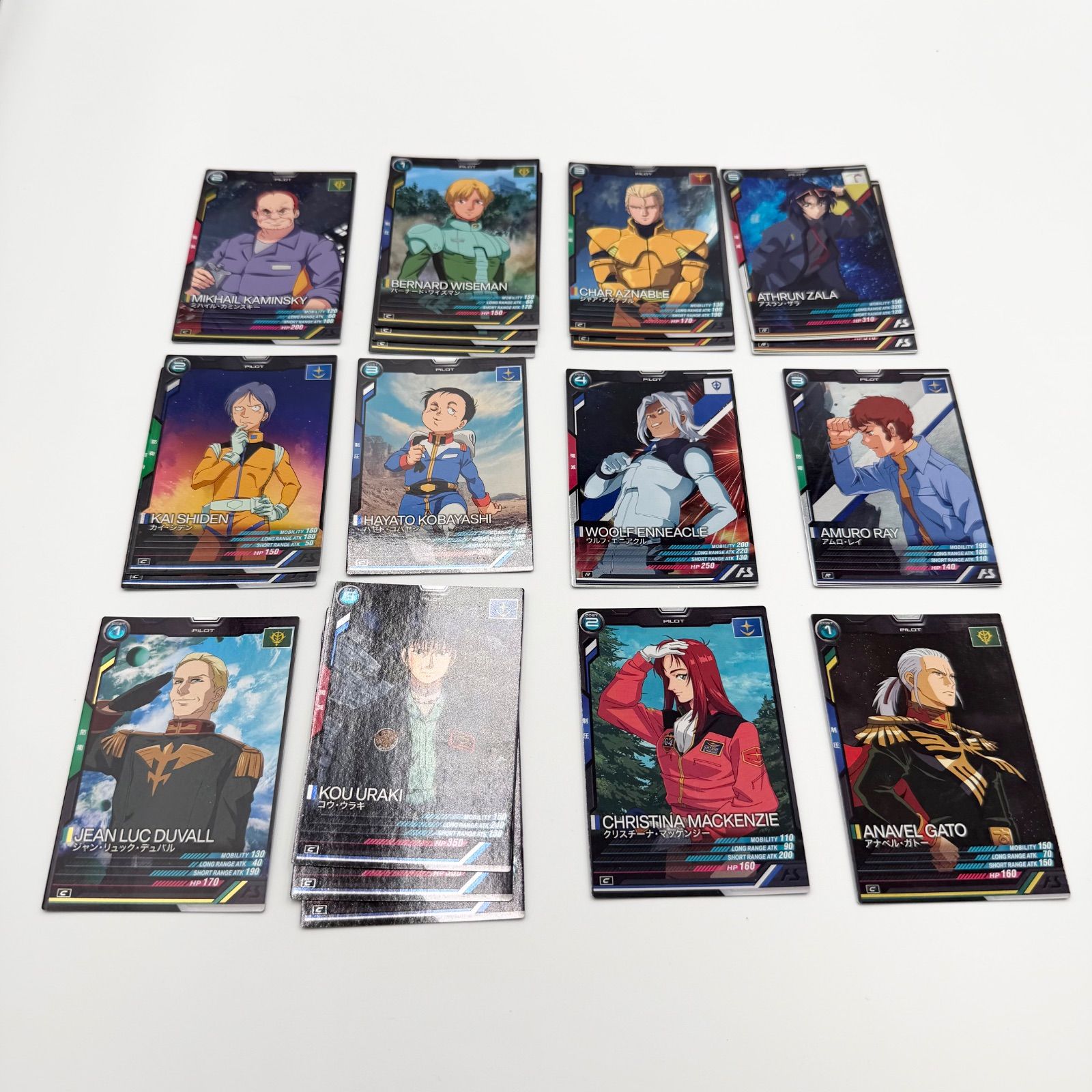 ガンダム アーセナルベース 引退品・まとめ売り（MS＋パイロット 計65