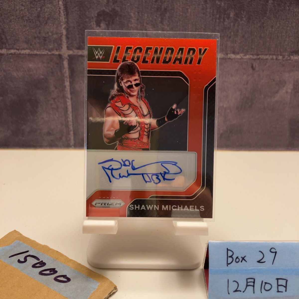 2022 Panini Shawn Michaels 37/99 直筆サインカード WWE Legendary